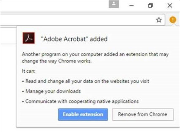 click enable extension to fix fail to load pdf