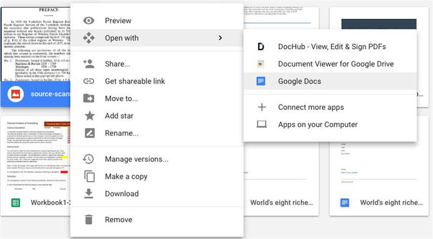 Open With Google Docs