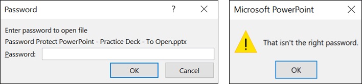 password to open