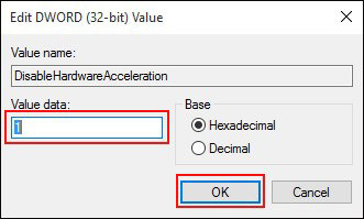 set value to 1