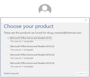 choose product