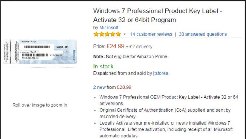 How To Purchase Windows 7 Home Premium Product Key