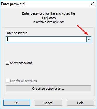 winrar password txt file download