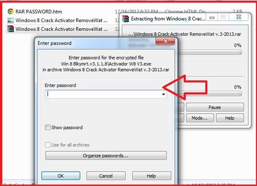 crack a.rar password Without Any Software
