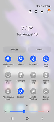how to start screen recording from quick settings