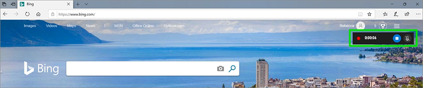 screen recorder software windows 10 - show recording time
