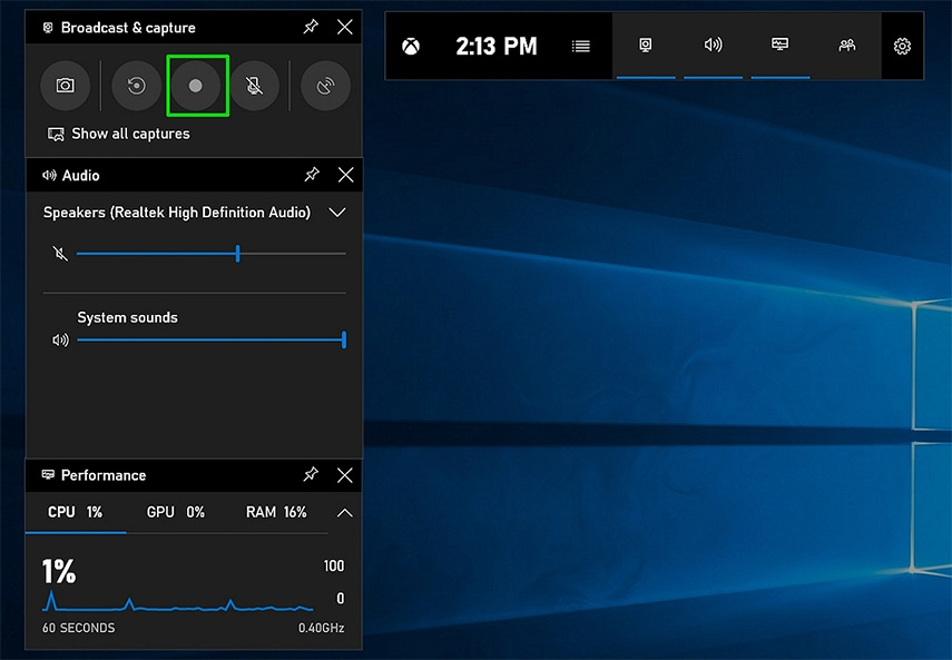 How to use the Windows 10 Xbox Game Bar: Game capture, screenshots