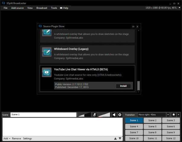 best gaming recording software - xsplit