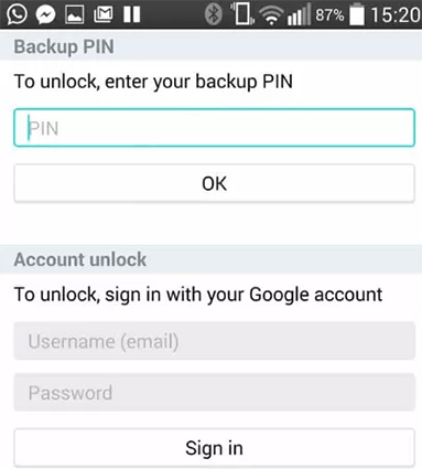 bypass samsung lock screen