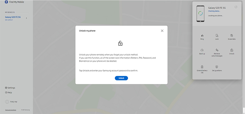 how to remove screen password samsung