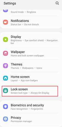 how to remove lock screen password in samsung phone