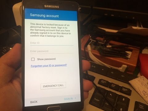 samsung account bypass