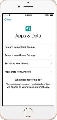 set up as new iphone to activate without sim card