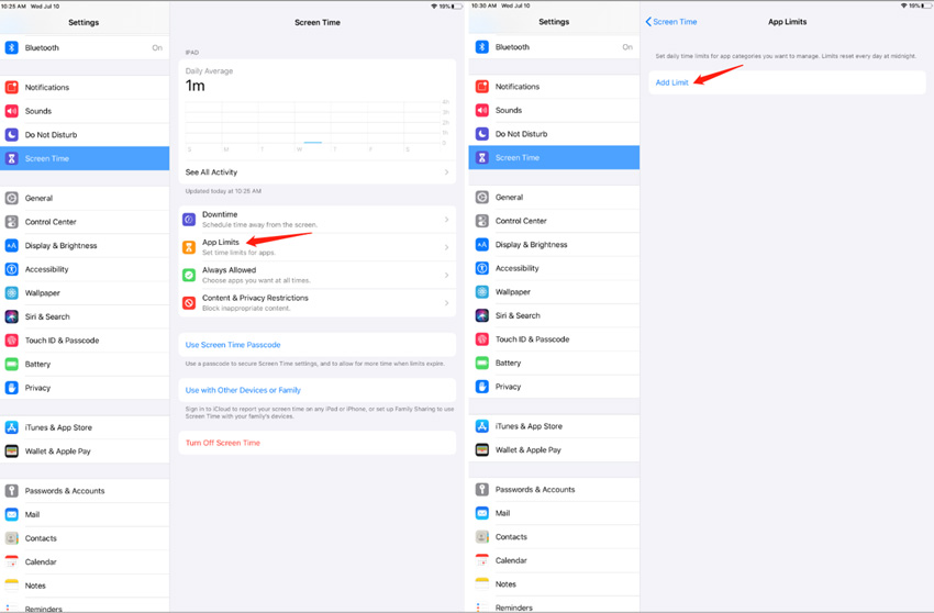 app limits 1