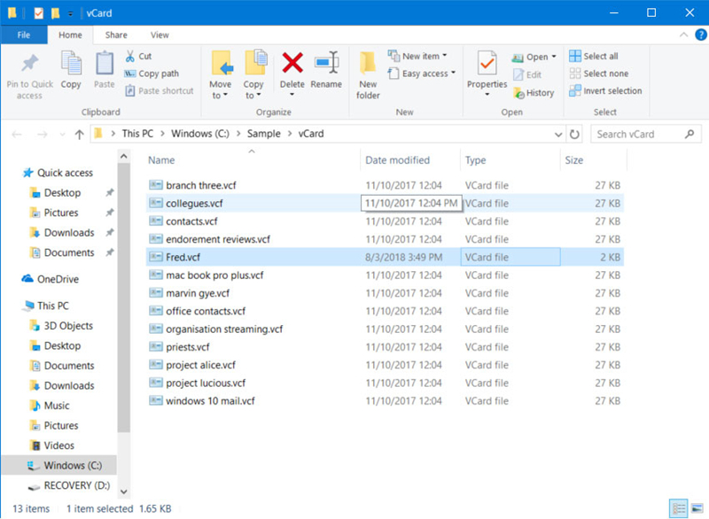 access final file