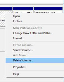 delete volume