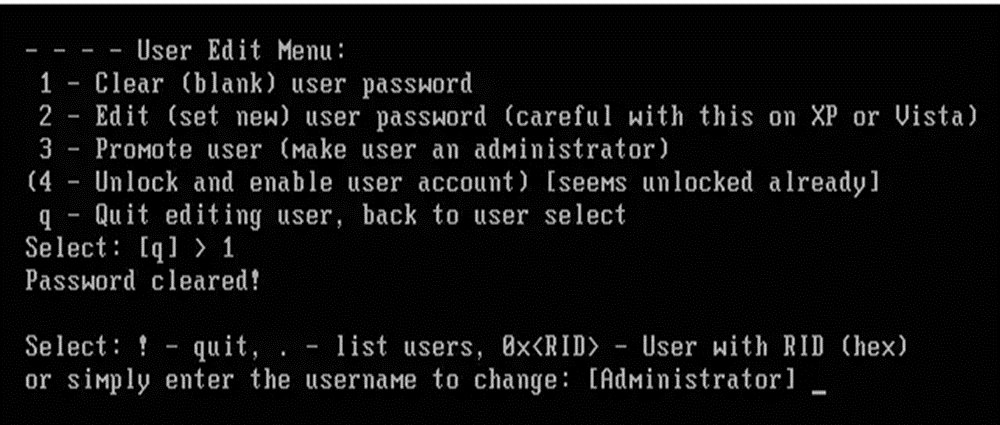 offine password