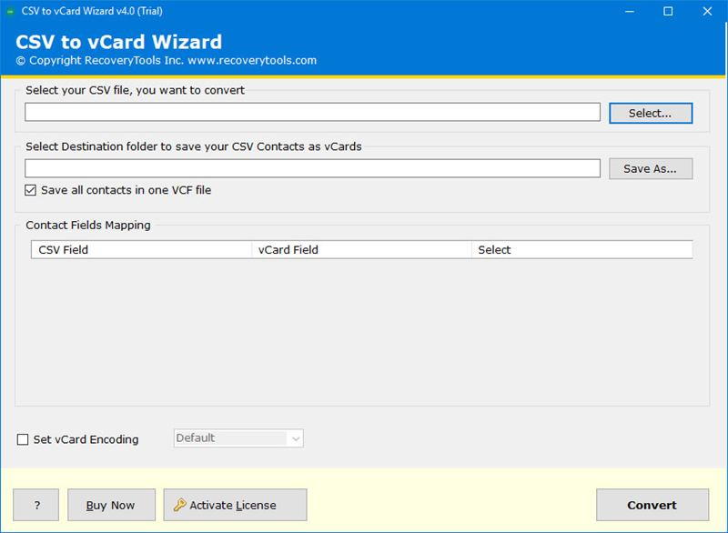 scegli il file csv che desideri convertire