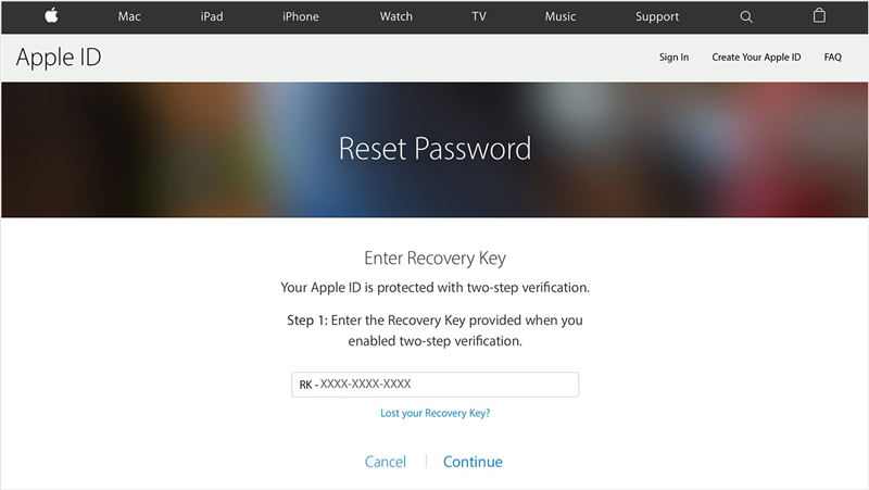 apple id two factor verification