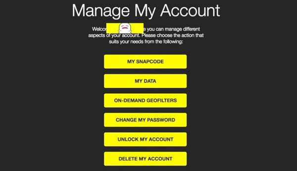 manage my account
