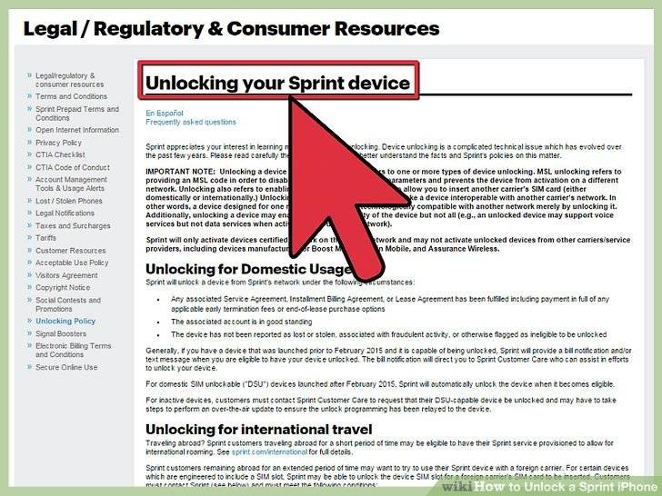 فتح iphone علي شركة sprint 