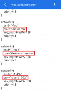 find password