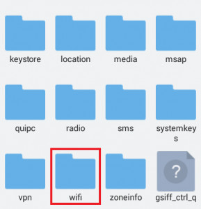 wifi folder