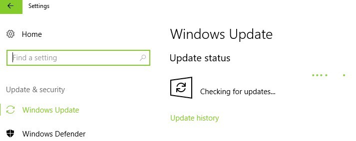 update windows