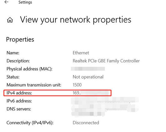 check ip address windows in settings 3