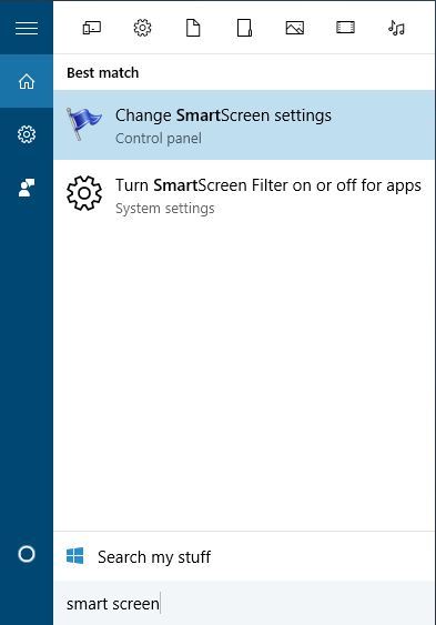 enable smart screen