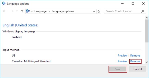 remove keyboard control panel