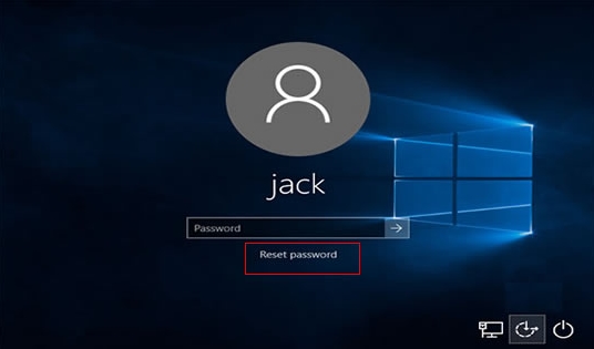 password reset disk