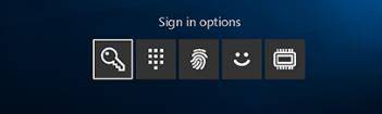 choose sign in options to unlock computer without password