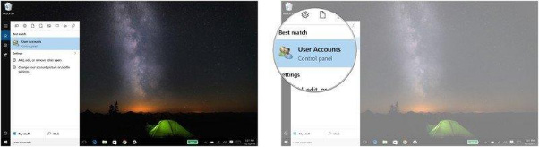 reset password windows 10 login screen - User accounts