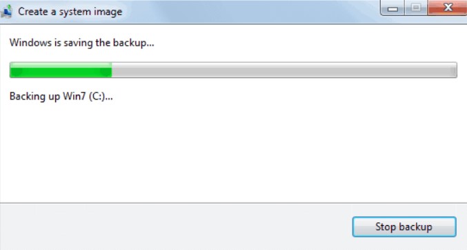 final backup window