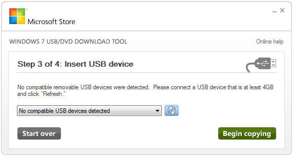  crea unità USB avviabile per Windows 7 da file ISO 