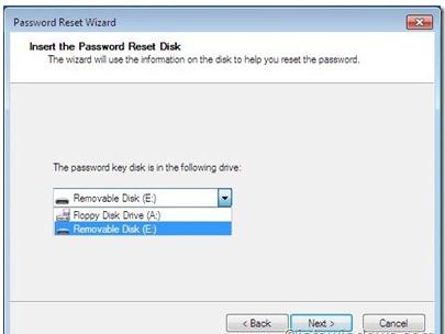 password reset wizard