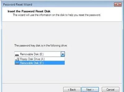 password reset windows 7