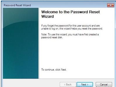 password reset wizard