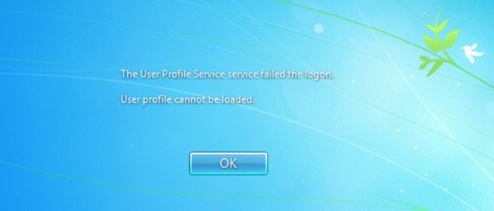 How To Fix The User Profile Service Service Failed The Logon | Lxpert
