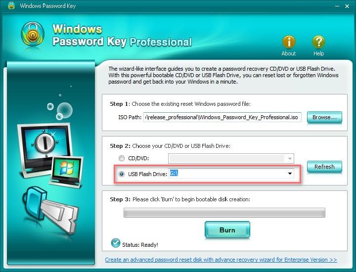 windows password key