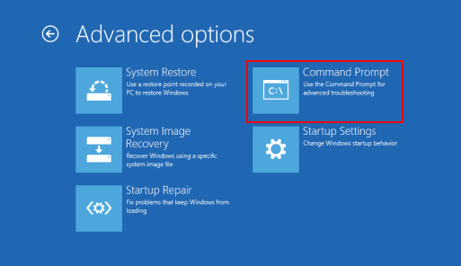 advanced options command prompt