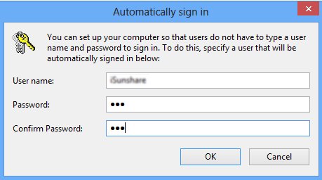 automatically signin
