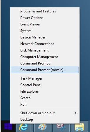 command prompt admin windows 8