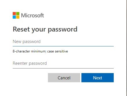 Resetta la password