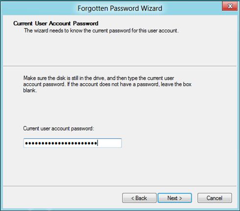 create account password