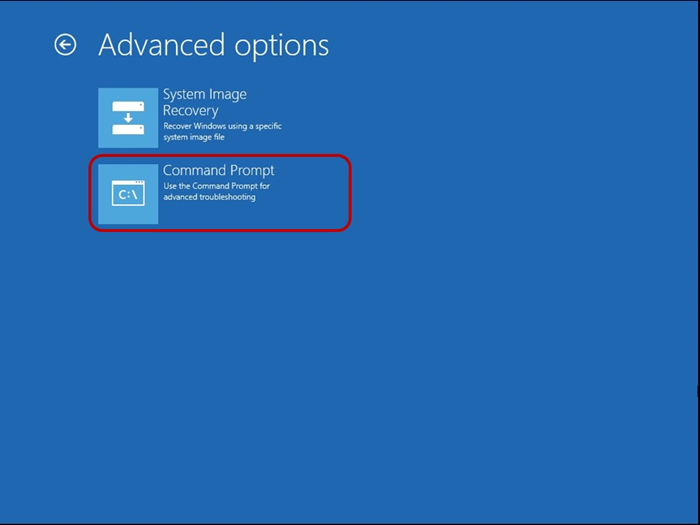 command prompt option