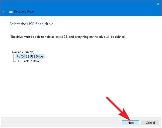 create flash drive