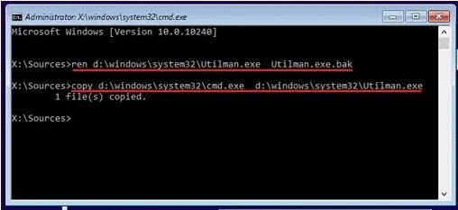 come resettare il laptop HP senza chiave BitLocker e digitare il comando