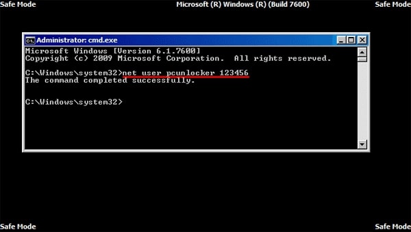 how to remove password windows 7 command prompt